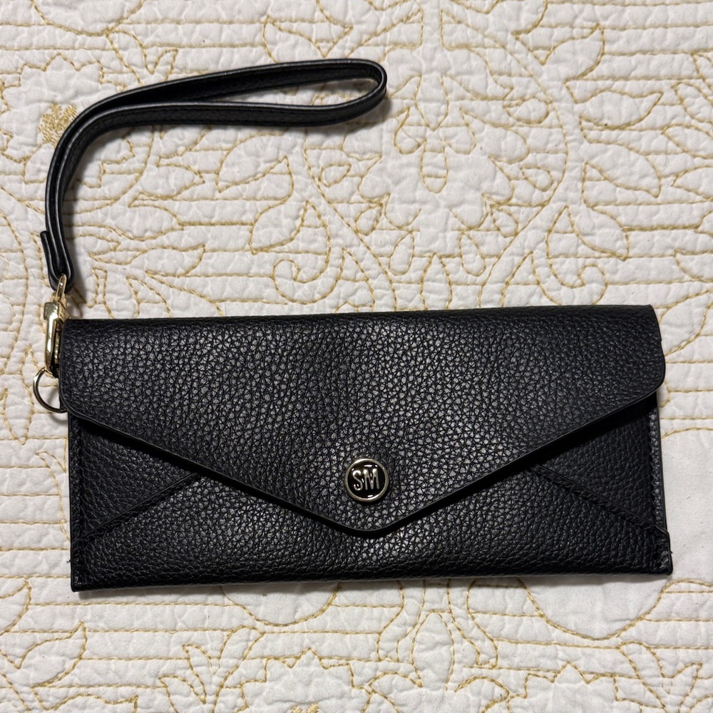 Steven Madden Leather Envelope Wristlet
